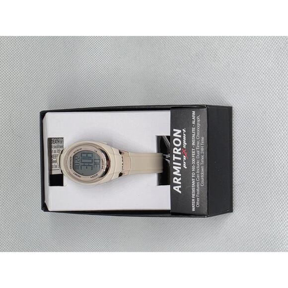 Armitron Sport Women's Digital Chronograph Resin Strap Watch, 45/7034 - Picture 1 of 6